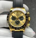 Noob Factory 1:1 Cal.4130 Rolex Daytona Gold Case Panda Dial watch 40mm for Men